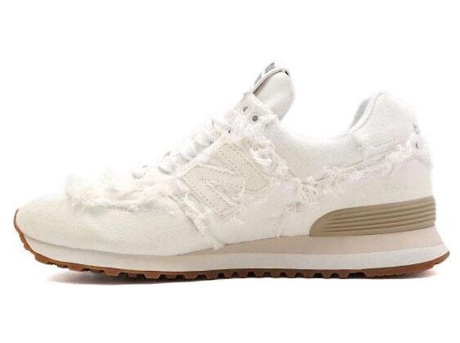 Miu Miu Zapatillas New Balance Denim White Blanco - vista 4