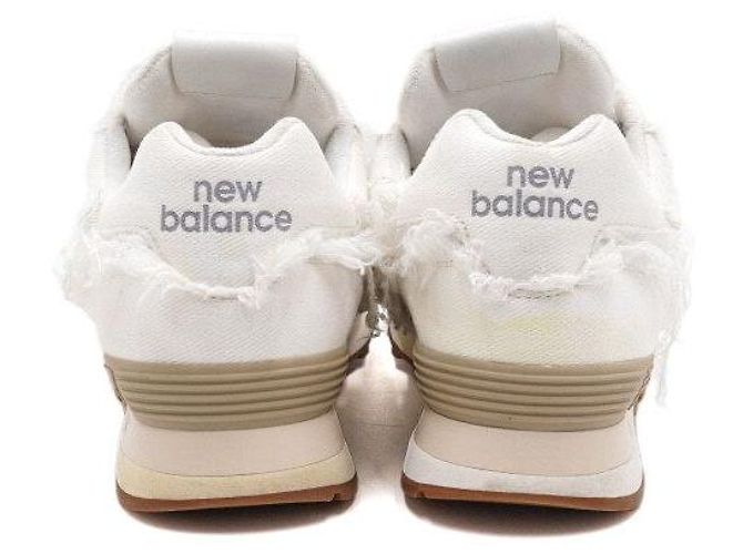 Miu Miu Zapatillas New Balance Denim White Blanco - vista 7
