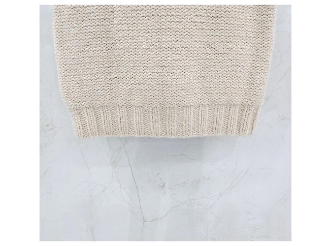 Chanel Chaleco de punto de cachemira Blanco - vista 7