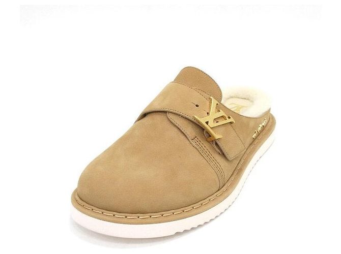 Louis Vuitton Mule Easy in shearling da donna Marrone - vista 2