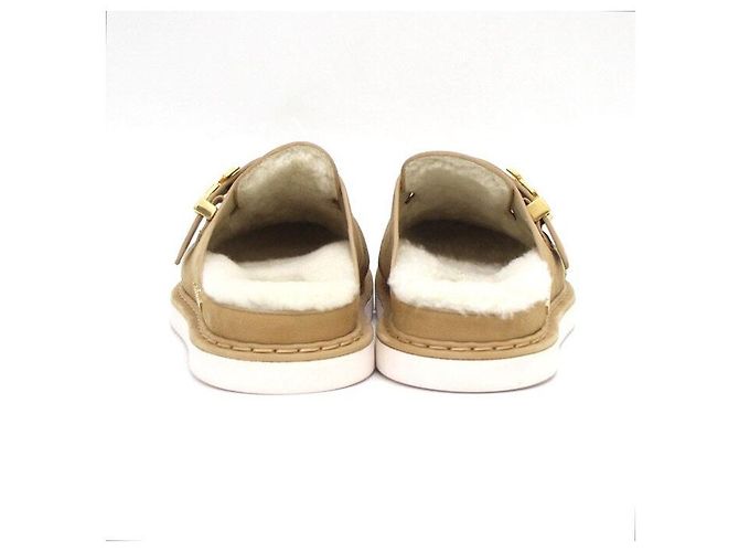 Louis Vuitton Mule Easy in shearling da donna Marrone - vista 6