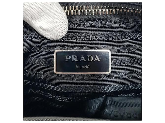 Prada Pocono Small Quilted Chain Shoulder Bag Nero - vista 9