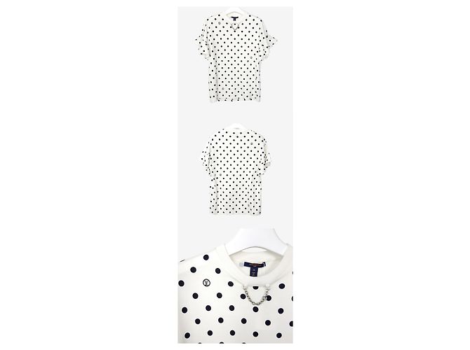 Camiseta Louis Vuitton de lunares blanca Blanco - vista 2