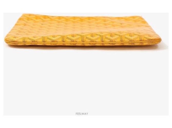 Goyard Clutch Sena MM Amarelo - vista 4