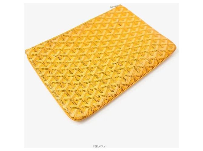 Goyard Clutch Sena MM Amarelo - vista 5