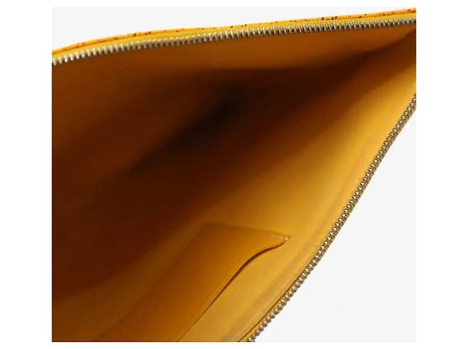 Goyard Clutch Sena MM Amarelo - vista 6