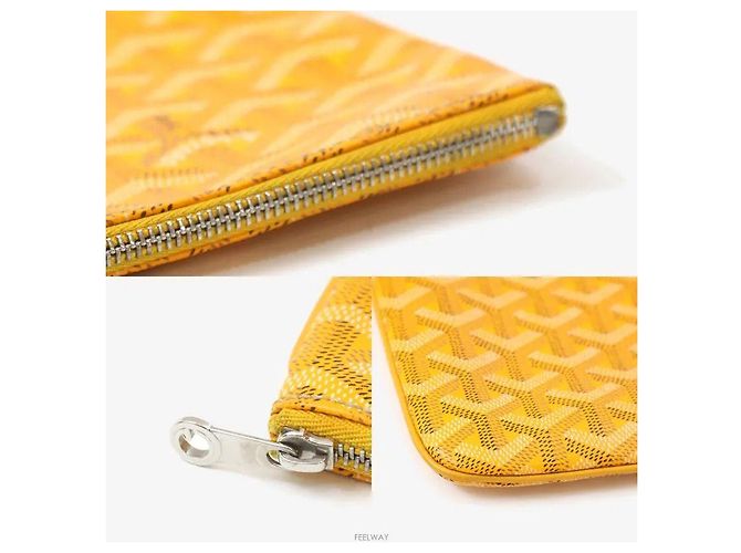 Goyard Clutch Sena MM Amarelo - vista 7