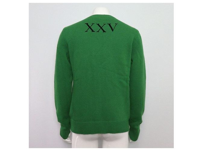 Gucci Langarm-Strick-T-Shirt Unisex Green UFO FUTURE Grün - Ansicht 4