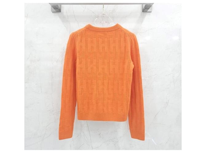 Hermès Suéter de malha Laranja - vista 2