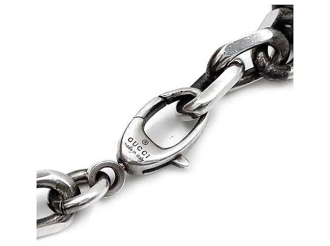 Gucci Armband mit ineinandergreifenden Silberketten - Ansicht 5