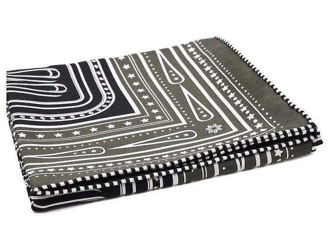 Hermès Grand Tralala Seidentuch Bandana Braun - Ansicht 4