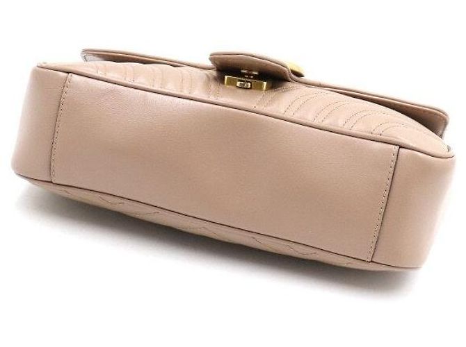 Marmont Gucci Matelassé Chevron Schultertasche mit Goldkette - Ansicht 7