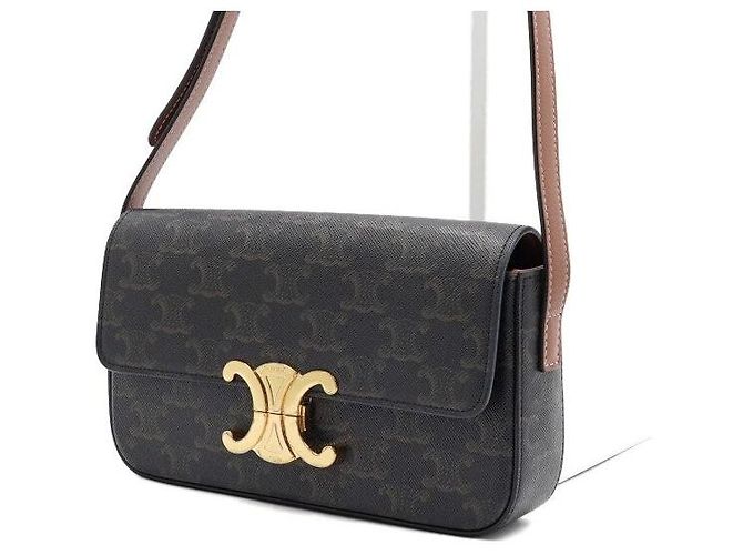 Céline Trio Canvas Tan Shoulder Bag - view 2