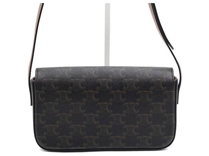 Céline Trio Canvas Tan Shoulder Bag - view 4