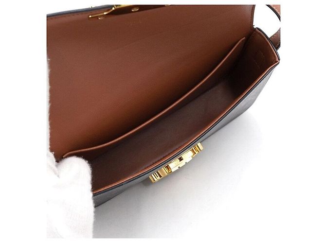Céline Trio Canvas Tan Shoulder Bag - view 5