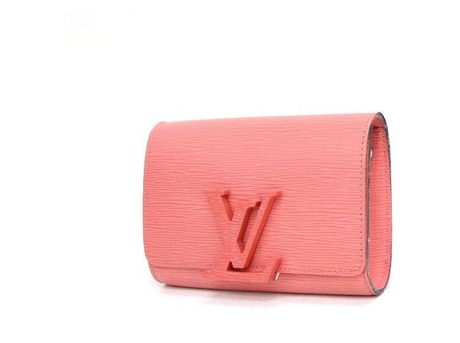 Louis Vuitton Clutch e borsa a tracolla in pelle Epi rosa - vista 2