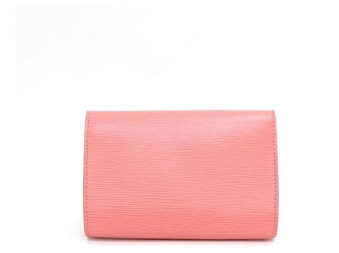 Louis Vuitton Clutch e borsa a tracolla in pelle Epi rosa - vista 4