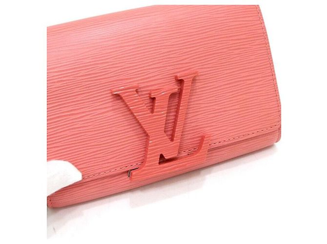 Louis Vuitton Clutch e borsa a tracolla in pelle Epi rosa - vista 9