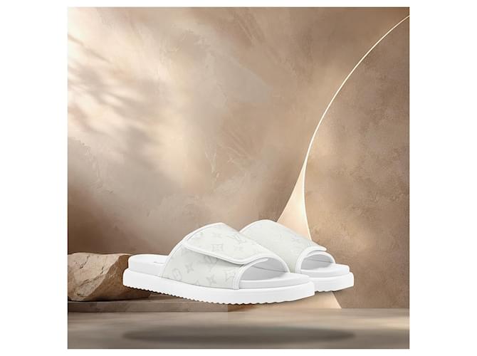 Eva Louis Vuitton Miami Mule White Bianco - vista 2