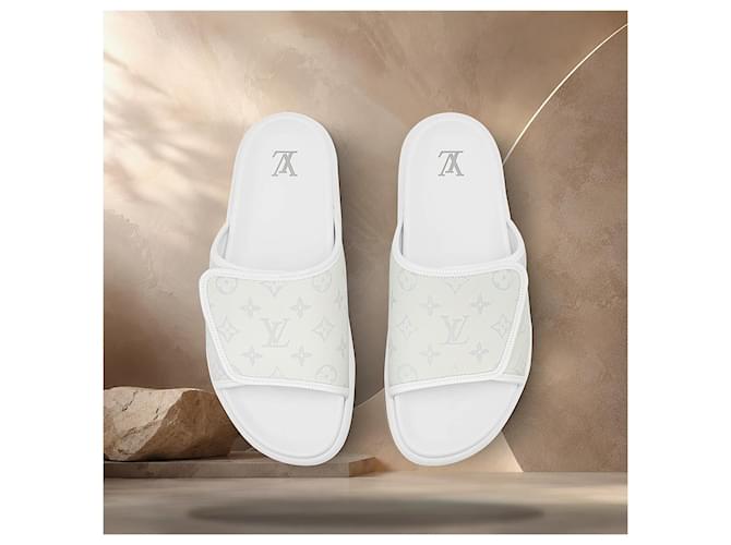 Eva Louis Vuitton Miami Mule White Bianco - vista 4