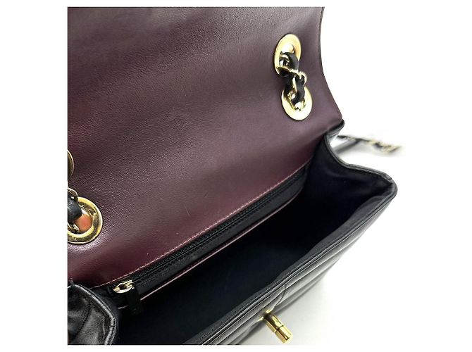 Chanel Chevron Classic Mini Tasche Schwarz - Ansicht 10