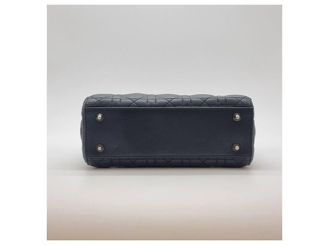 Dior Lady Lammfell-Tote-Bag Schwarz - Ansicht 10