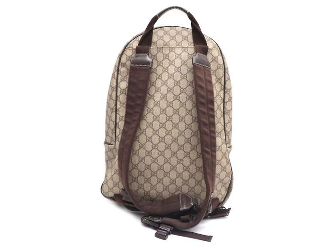 Gucci Interlocking Canvas Backpack A/Brown - view 12