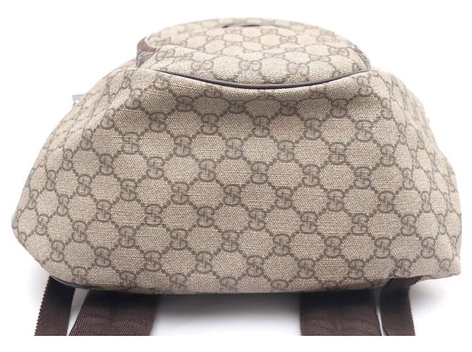 Gucci Interlocking Canvas Backpack A/Brown - view 16