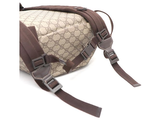 Gucci Interlocking Canvas Backpack A/Brown - view 18