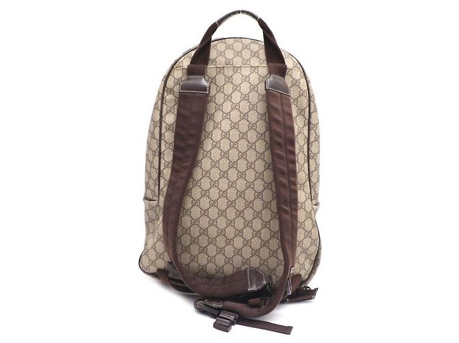 Gucci Interlocking Canvas Backpack A/Brown - view 3