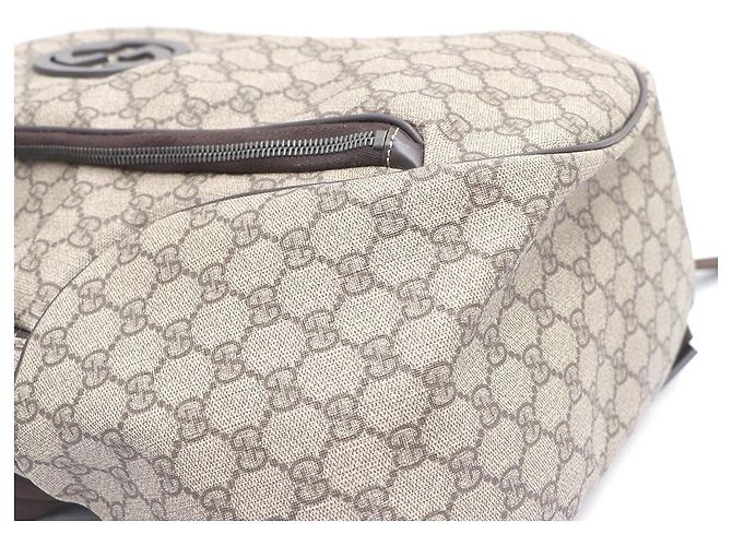 Gucci Interlocking Canvas Backpack A/Brown - view 6