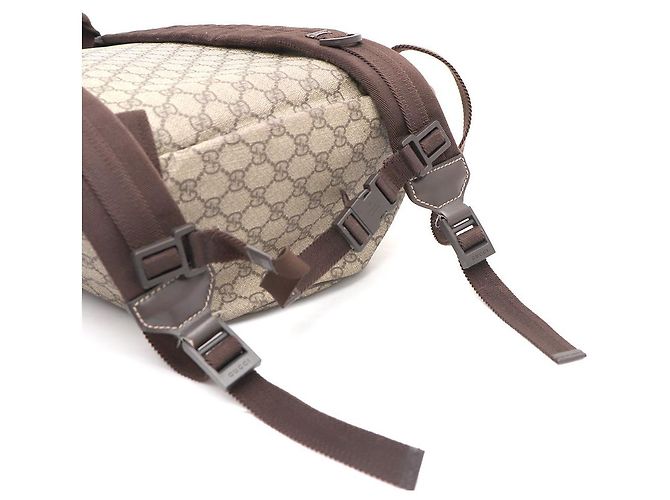 Gucci Interlocking Canvas Backpack A/Brown - view 9