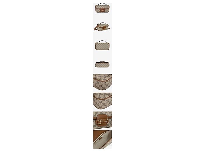 Gucci Horsebit Mini Beige Ebony non utilizzato - vista 2