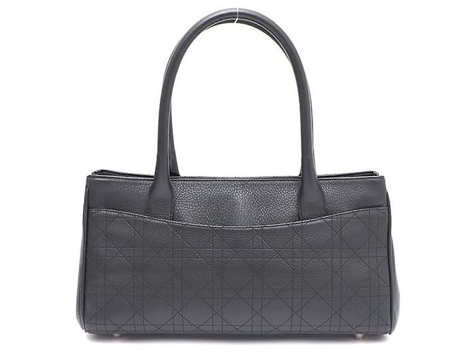 Dior Sac Tote e Bolsa de Ombro com Fivela Cannage Preto - vista 3
