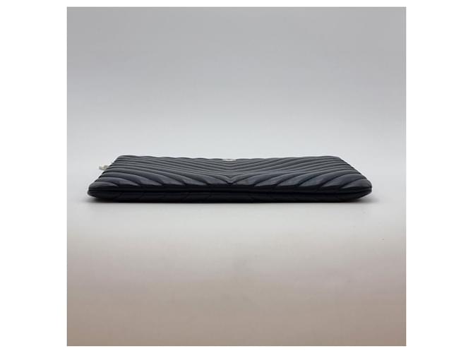 Chanel Clutch Chevron Black Nero - vista 10