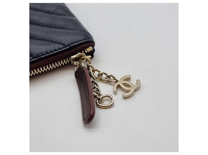 Chanel Clutch Chevron Black Nero - vista 8