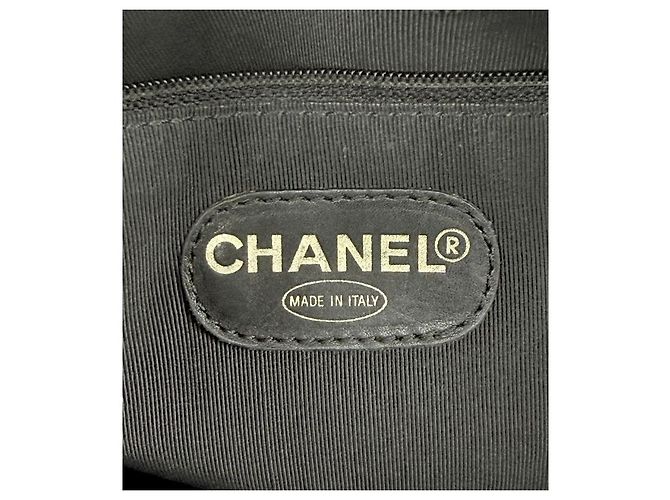Chanel Borsa a Spalla Black Caviar Big CC Nero - vista 10