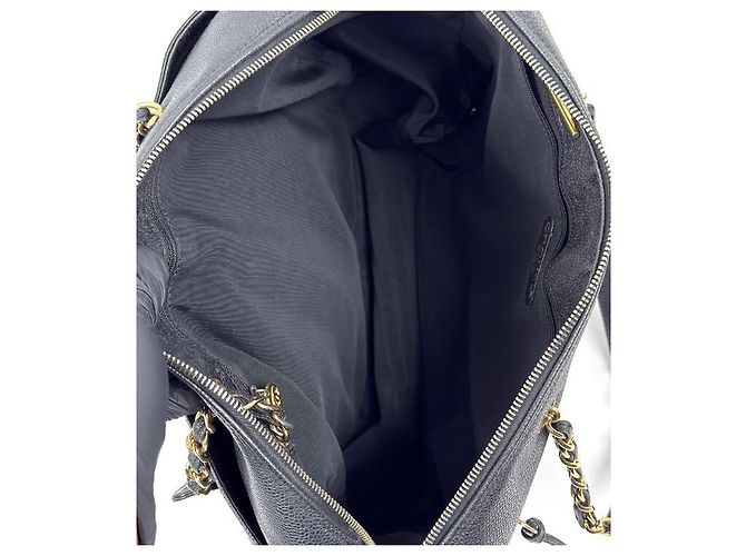 Chanel Borsa a Spalla Black Caviar Big CC Nero - vista 9