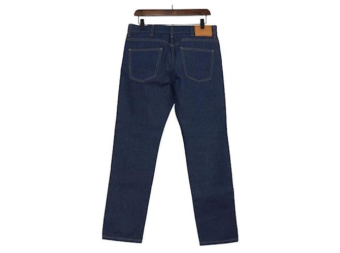 Gucci Pantalones vaqueros rectos de algodón azul para mujer - vista 4