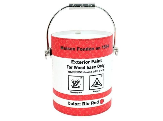 Louis Vuitton Borsa a Spalla Paint Can Multicolore - vista 3