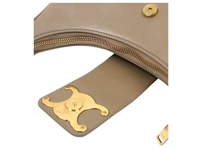 Céline Borsa a tracolla hobo Ava Triomphe marrone - vista 8