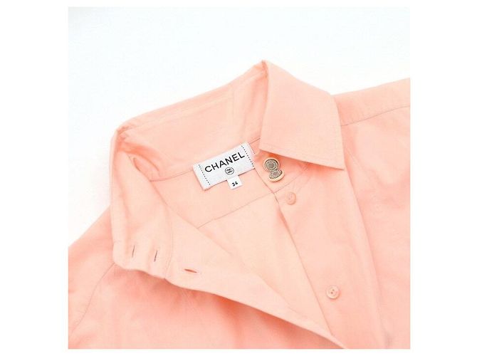 Chanel Rosa Baumwollhemd für Damen Pink - Ansicht 5