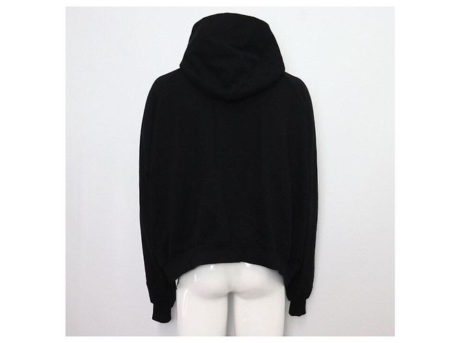 Balenciaga Sudadera oversized con logo y camiseta unisex de forro polar Negro - vista 4