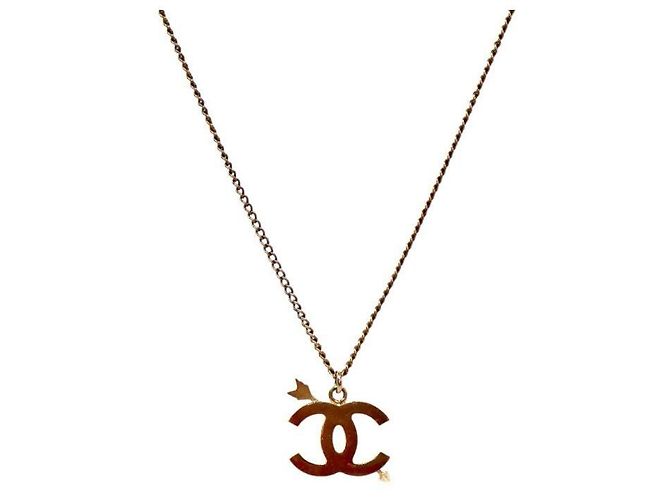 Chanel Collar Cupid CC Oro Beige - vista 2