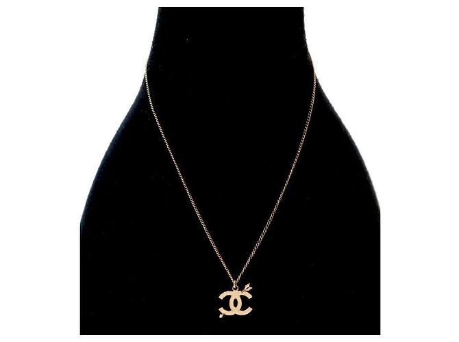 Chanel Collar Cupid CC Oro Beige - vista 5