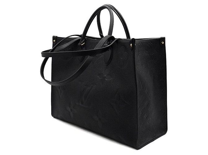 Louis Vuitton Borsa Tote OnTheGo GM Monogram Empreinte Nero - vista 2