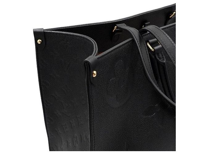 Louis Vuitton Borsa Tote OnTheGo GM Monogram Empreinte Nero - vista 8