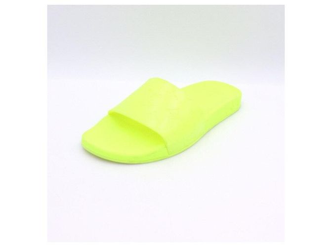 Louis Vuitton Unisex-Mules mit Neon-Monogramm-Wasserzeichen Grün - Ansicht 2