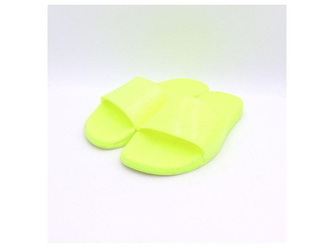 Louis Vuitton Unisex-Mules mit Neon-Monogramm-Wasserzeichen Grün - Ansicht 3