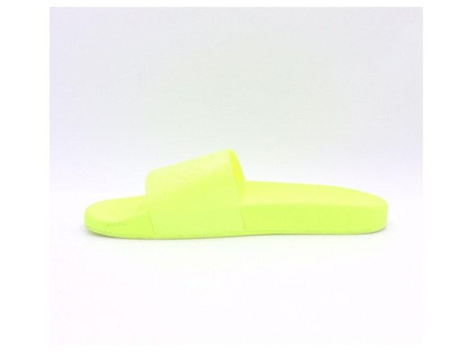 Louis Vuitton Unisex-Mules mit Neon-Monogramm-Wasserzeichen Grün - Ansicht 4